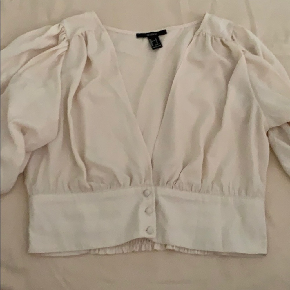 Forever 21 ballon sleeve blouse